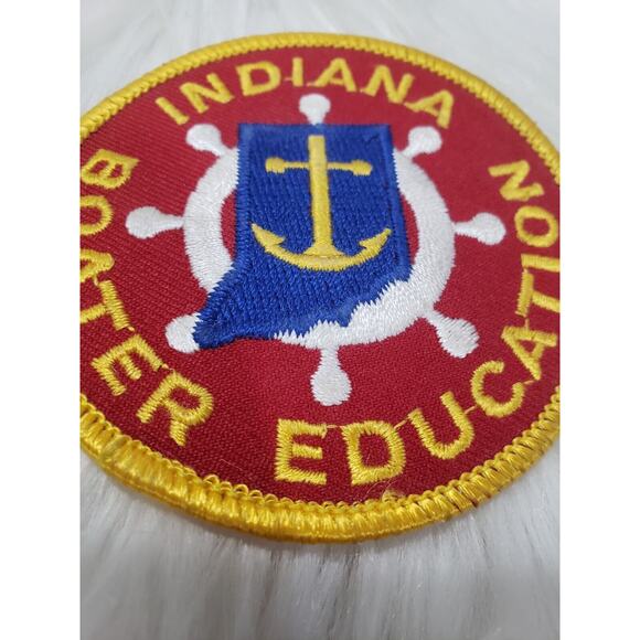 IN Indiana Boater Education 3"‎ Round Patch - Picture 2 of 3